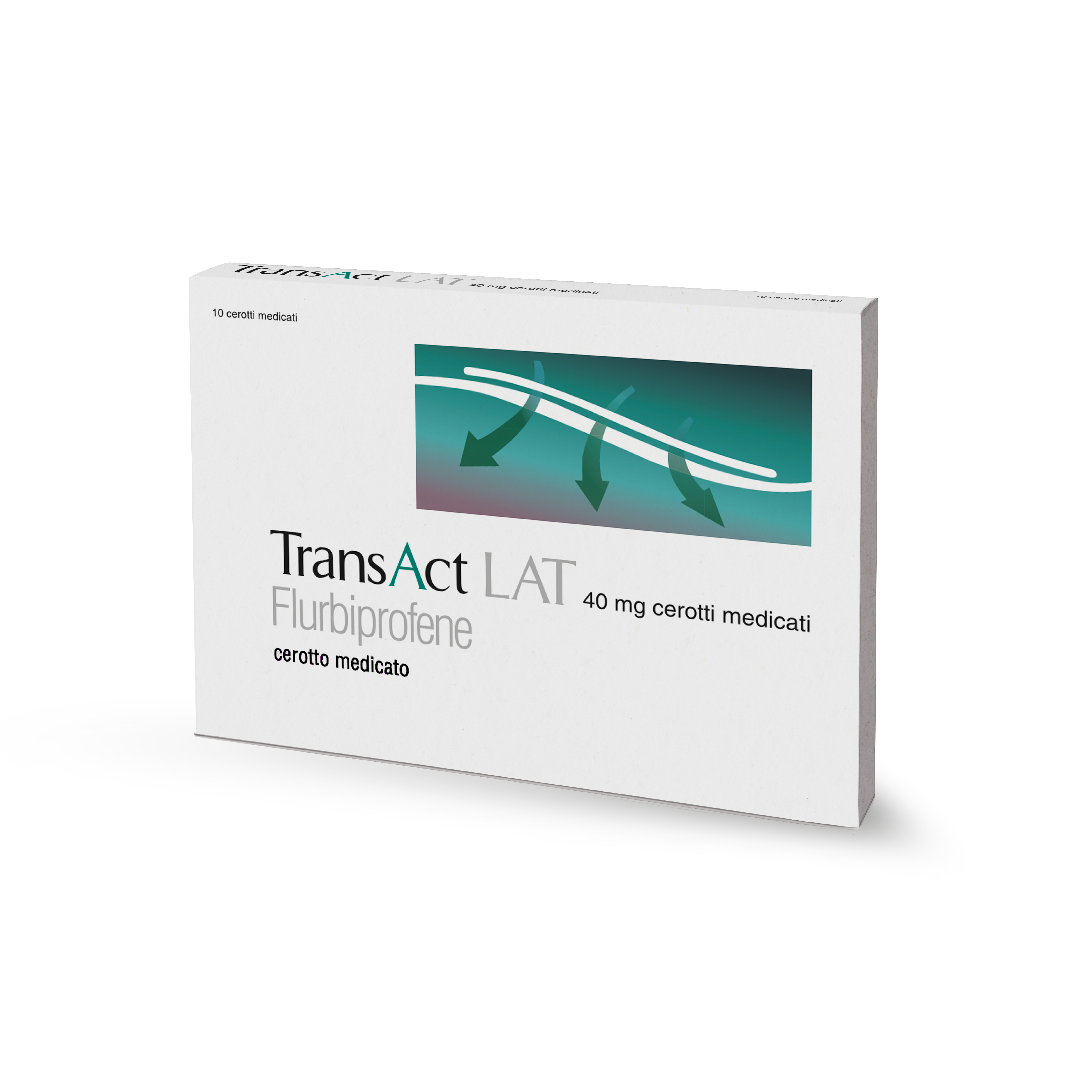 Transact Lat Cerotti Medicati 40 mg
