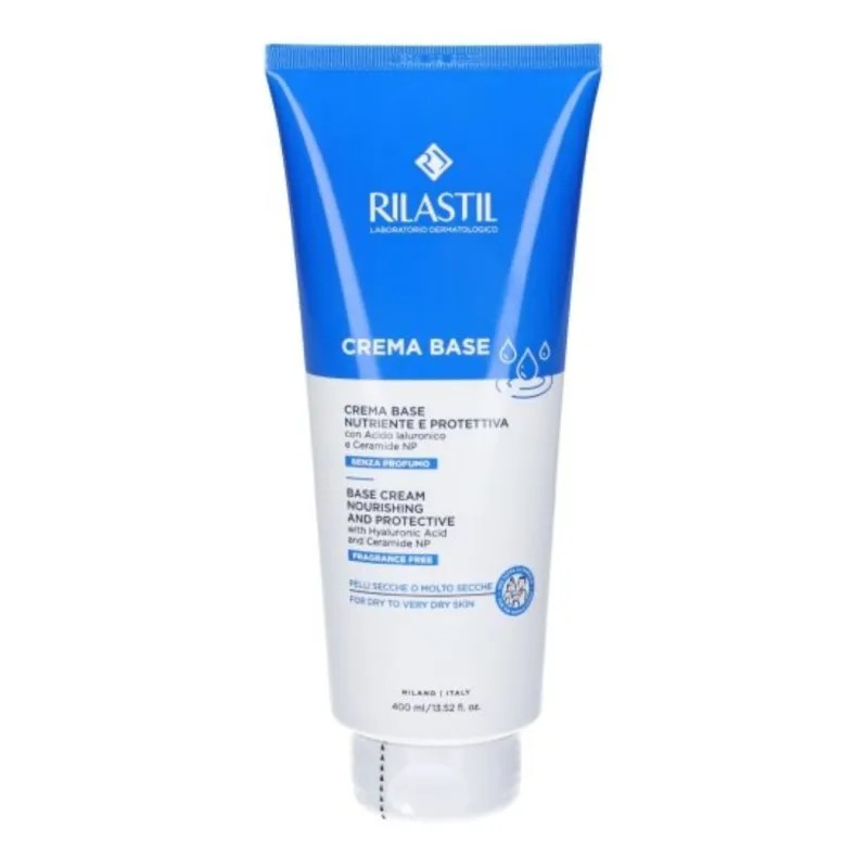 Rilastil Crema Base Nutriente e Protettiva per Viso e Corpo 400 ml