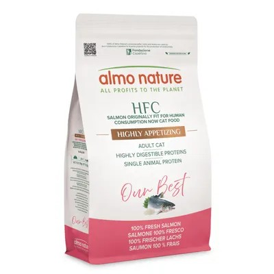 Almo Nature Hfc Crochette per Gatti Adulti Sterilizzati Gusto Salmone 300 g