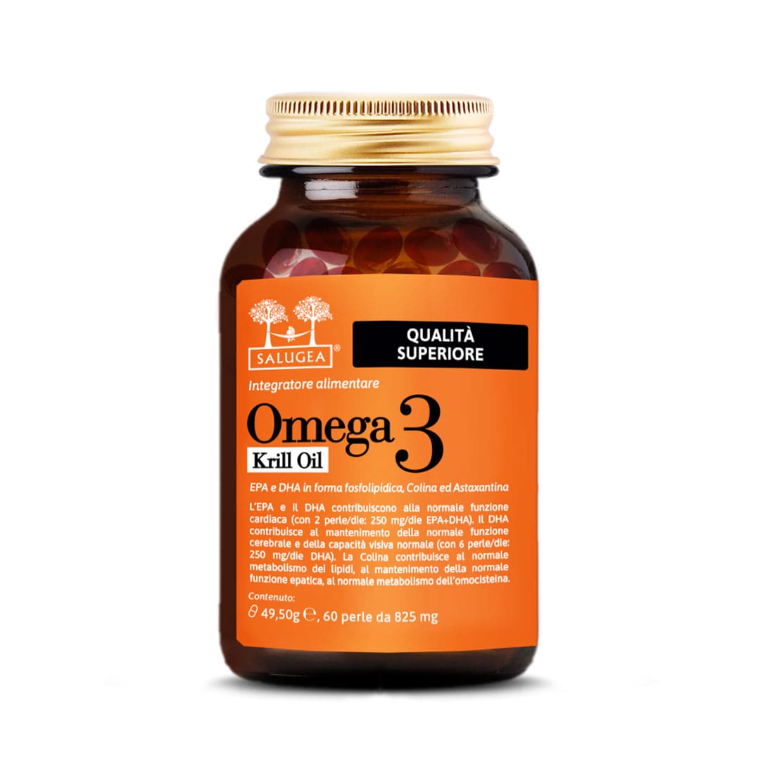 Salugea Omega 3 Krill Oil Integratore Omega 3 60 perle