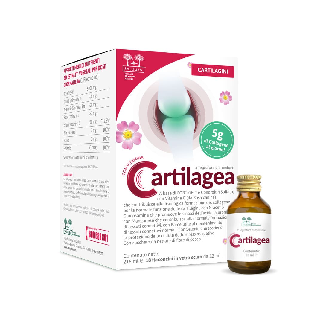 Salugea Cartilagea Integratore per benessere articolare 18 flaconcini da 12 ml