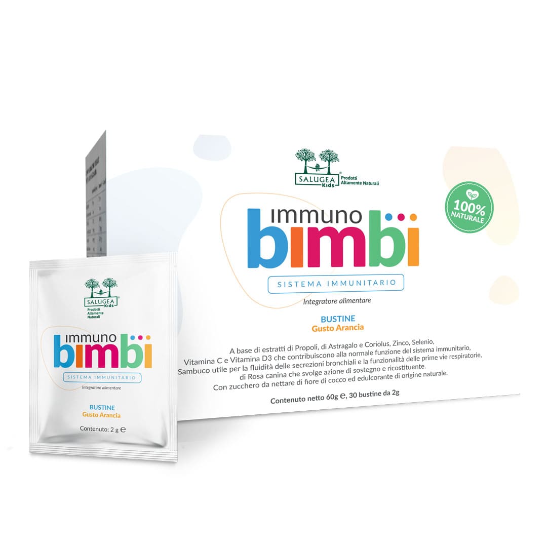 Salugea Immuno Bimbi Integratore Alimentare per il Sistema Immunitario 30 bustine