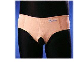 ORIONE 350 CINTO ERNIA BILATERALE IN TESSUTO ELASTICO NOCE 3