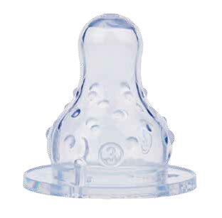 NUBY TETTARELLA A 3 VELOCITA' STANDARD 2 PEZZI