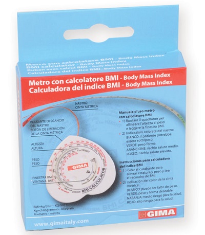 METRO CON CALCOLATORE BODY MASS INDEX