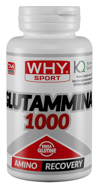 WhySport Glutammina 1000 Integratore per Recupero Muscolare 100 compresse