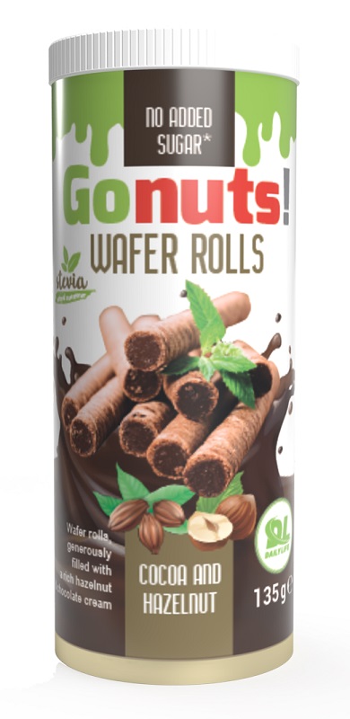 Daily Life Gonuts Wafer Rolls Cacao e Nocciole 135 g