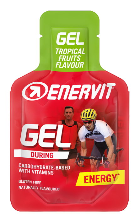 Enervit Enervitene Sport Integratore Energetico per sportivi al gusto Frutti Tropicali 1 gel pack