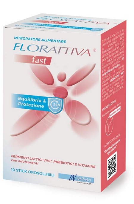 FLORATTIVA FAST 10STICK OROSOL