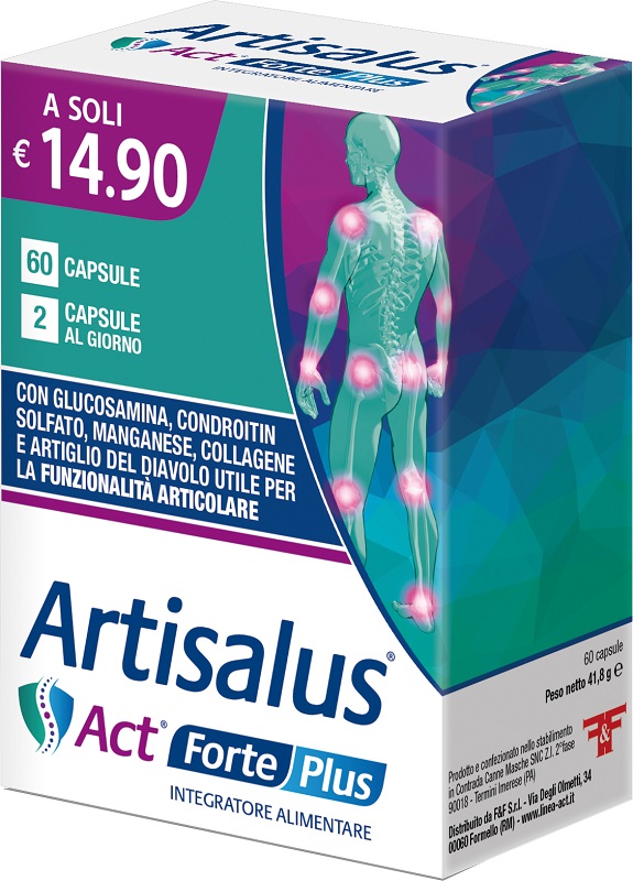 Linea Act Artisalus Act Forte Plus Integratore per le Articolazioni 60 capsule