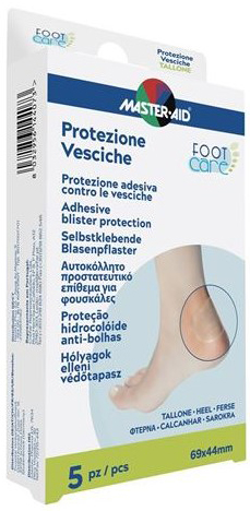 MASTER - AID FOOT CARE VESCICHE PROTEZIONE TALLONE 69X44 MM 5PEZZI