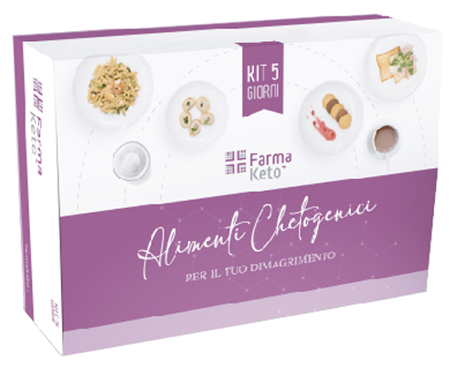 Farmaketo Kit 5 Giorni Programma Alimentare Ipocalorico e Chetogenico 27 pezzi