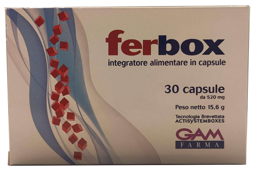 Ferbox Integratore di Ferro 30 Compresse