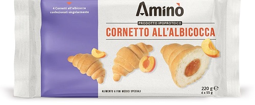 Amino Cornetto all'Albicocca aproteico 4 pezzi x 55 g