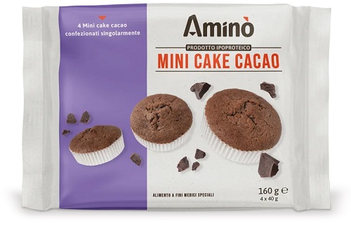 Amino Mini Cake Cacao Dolce aproteico 4 x 40 g