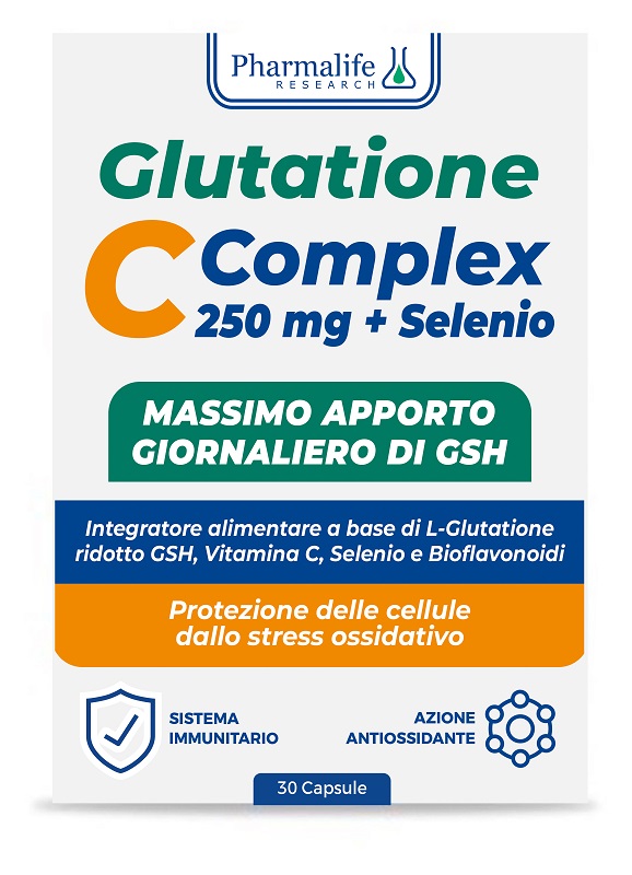 Glutatione 250 Complex Integratore Antiossidante 30 Capsule