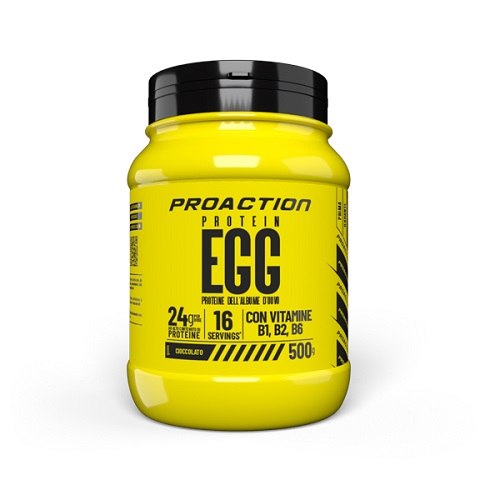 ProAction Fit Protein Egg Integratore di Proteine Gusto Cioccolato 500 g
