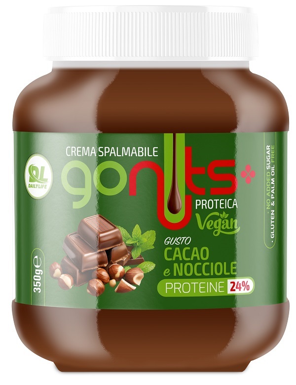 Daily Life GoNuts Crema Proteica Vegan Cacao e Nocciole 350 g