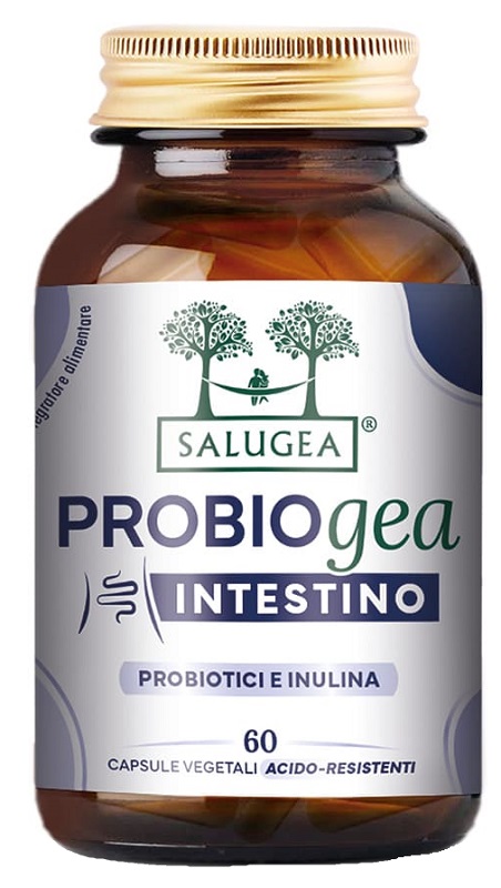 Salugea ProbioGea Intestino Integratore Probiotico 60 Capsule Vegetali Acido - Resistenti
