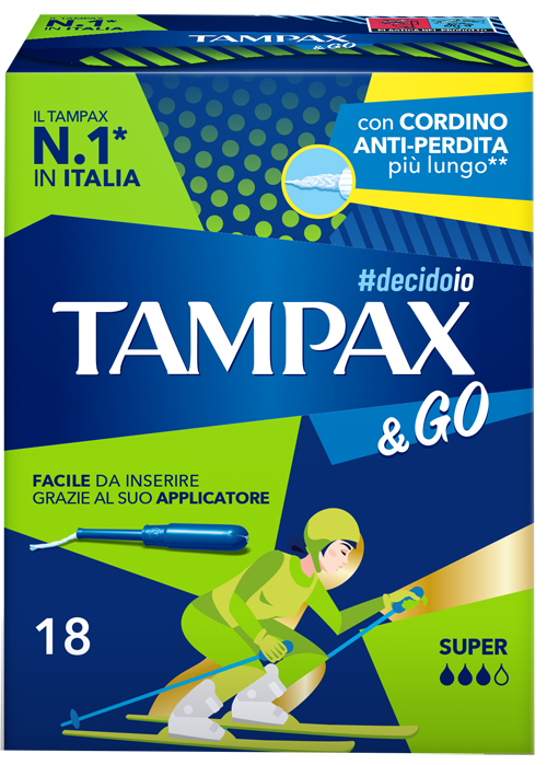 Tampax & Go Assorbenti Super 18 pezzi