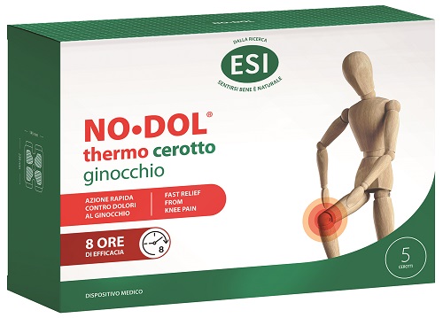 ESI No Dol Thermo Cerotto Cervicale Contro Dolori Al Ginocchio 5 Cerotti