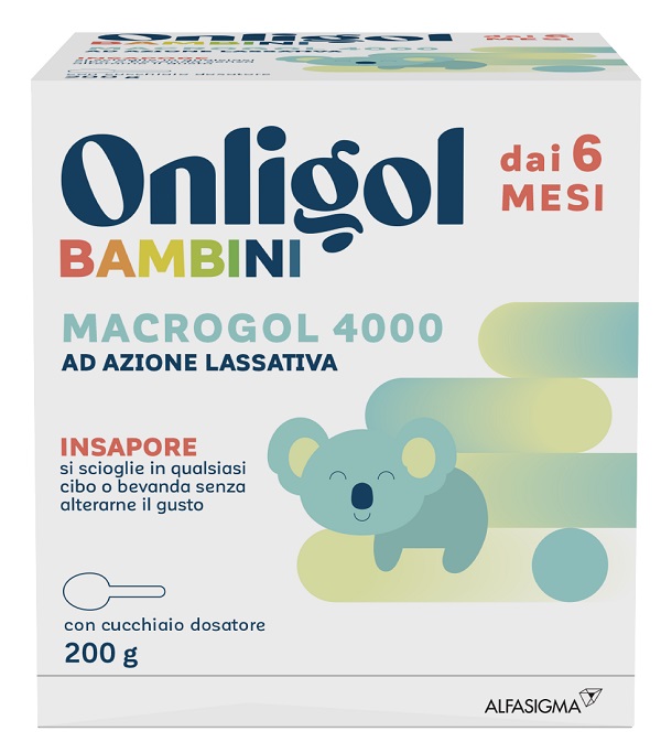 Onligol Macrogol 4000 Integratore Lassitivo per Bambini 200 g