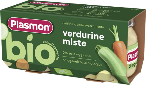 Plasmon Bio Omogeneizzato Carote Patate e Zucchine 80 g