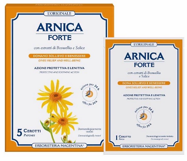 Erboristeria Magentina Arnica Forte Cerotto 5 Pezzi