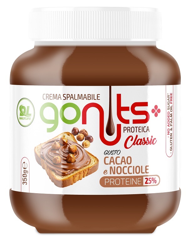 Daily Life Gonuts Crema Spalmabile Proteica Gusto Cacao e Nocciole 350 g