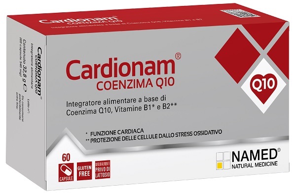 NAMED Cardionam Coenzima Q10 Integratore Antiossidante 60 Compresse