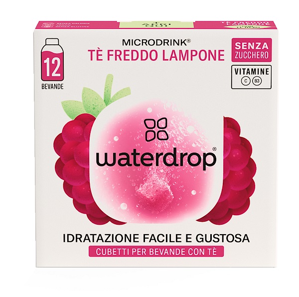 Waterdrop Microdrink Ice Tea lampone 12 Cubetti