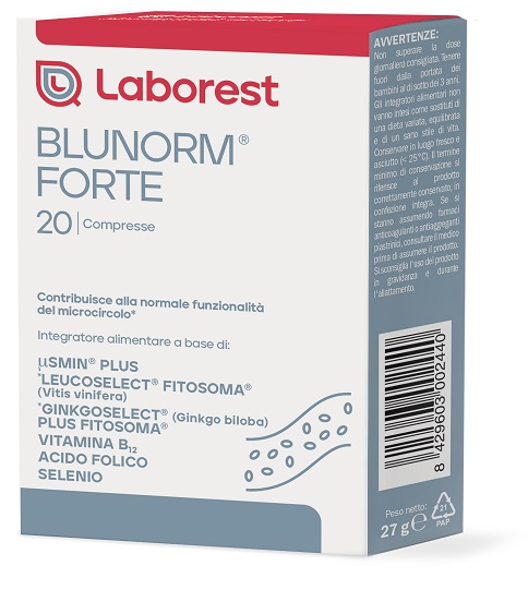 Blunorm Forte Integratore per Microcircolo 20 compresse
