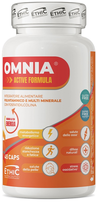 EthicSport Omnia Active Formula Integratore Polivitaminico 45 Capsule