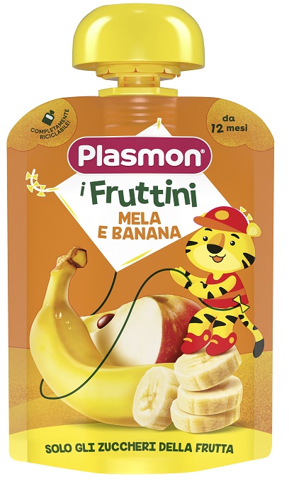 Plasmon Omogeneizzato Pouch Mela Banana 130 g