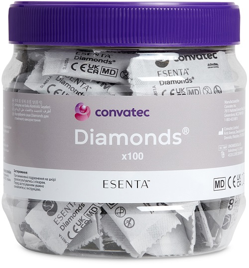 Convatec Esenta Diamonds Bustine Gelificanti Anti - odore 100 pezzi
