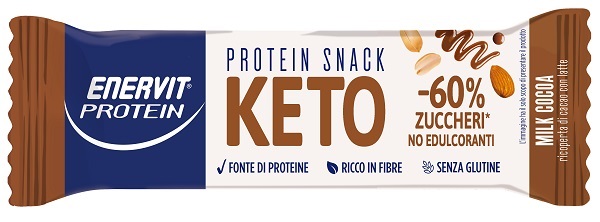 Enervit Protein Keto Snack Barretta Proteica Gusto Milk Cocoa 35 g