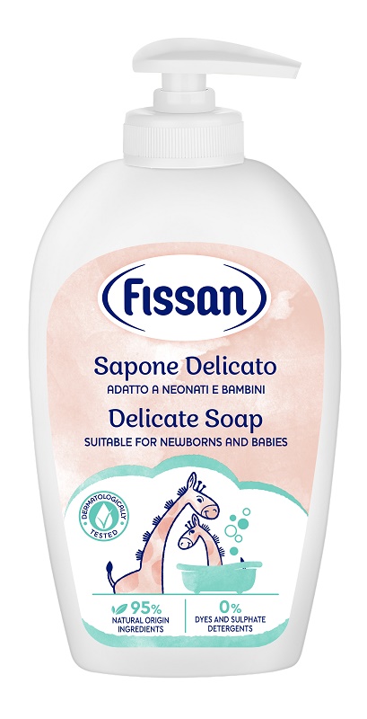 Fissan Sapone Liquido New Detergente Delicato per Pelli Sensibili 250 ml