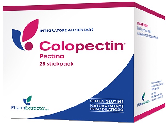 Pharma Extracta Colopectin Pectina Integratore ad Azione Prebiotica 28 stick