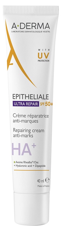 A - Derma Epitheliale Ultra HA+ Crema Ristrutturante Anti Segni con SPF50+ 40ml