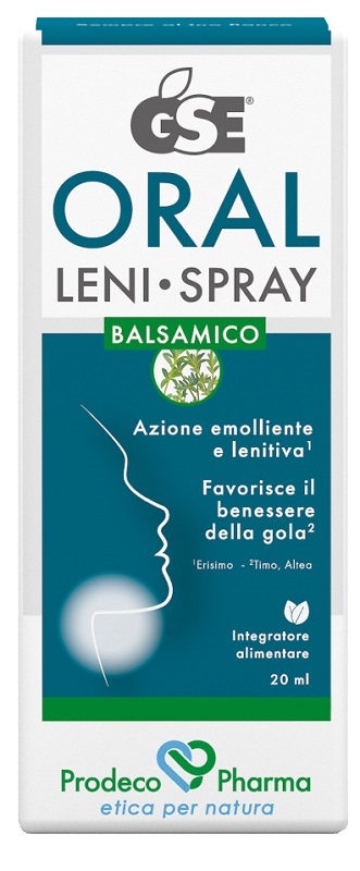 GSE Oral Leni Spray Lenitivo per il Benessere della Gola 20 ml