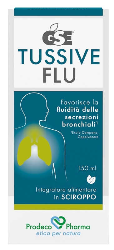 GSE Tussive Flu Integratore per Apparato Respiratorio 150 ml