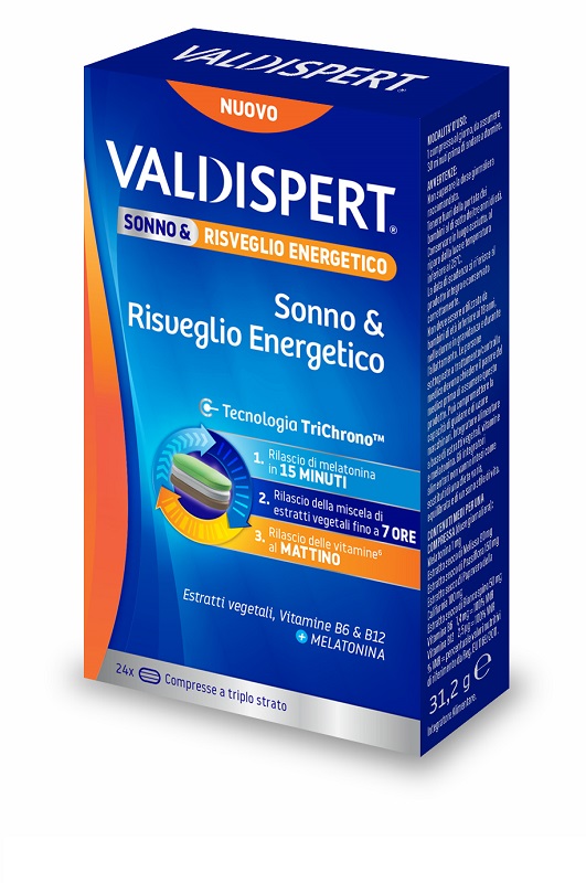 Valdispert Sonno e Risveglio Energetico Integratore 24 compresse