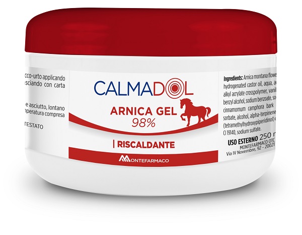 Calmadol Arnica Gel 98% Riscaldante per Sollievo Muscolare 250 ml