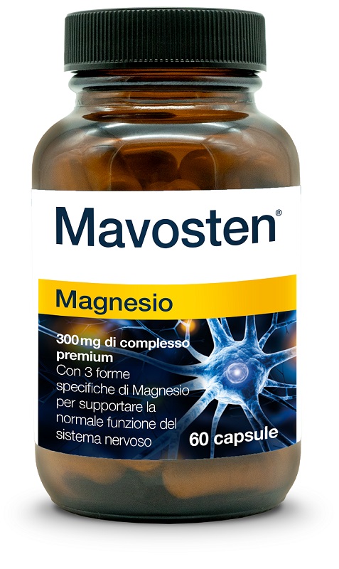 Mavosten Integratore di Magnesio Per il Benessere dell'Organismo 60 Capsule