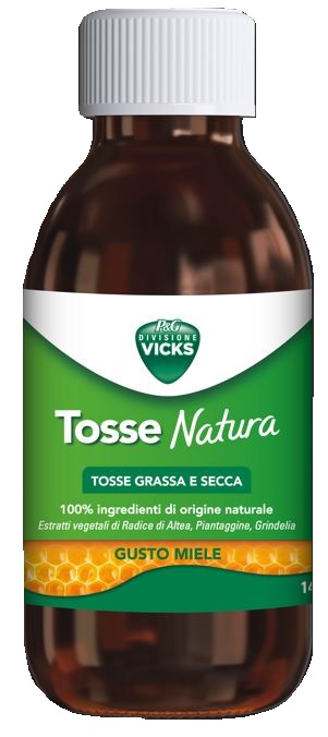 Vicks Tosse Natura Bambini per Tosse Grassa e Secca Gusto Miele 140 ml