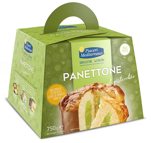 Piaceri Mediterranei Panettone Al Pistacchio 750 G