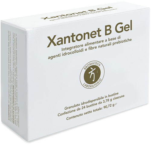 Bromatech Xantonet B Gel Integratore per la Regolarità Intestinale 24 bustine