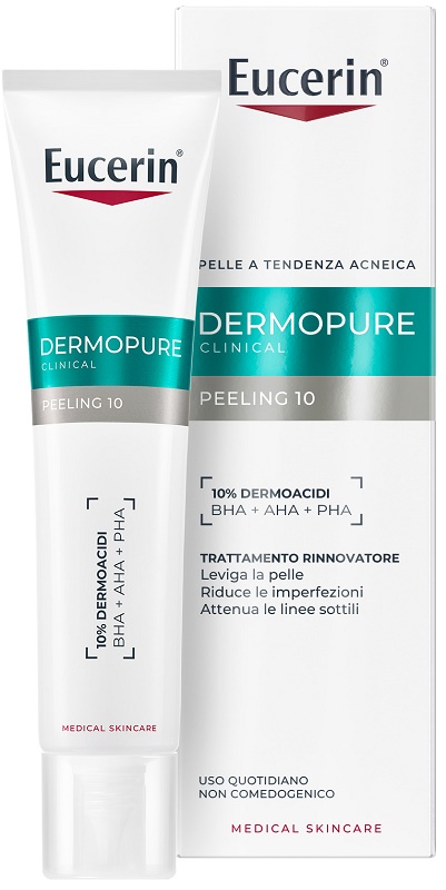 Eucerin Dermopure Clinical Peeling 10 Trattamento Rinnovatore Per Pelle a Tendenza Acneica 40 ml