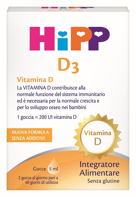Hipp D3 Integratore di Vitamina D 5 ml Nuova Formula