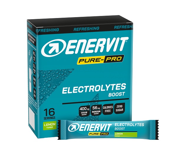 ENERVIT PURE PRO ELECTROLYTES BOOST 16 BUSTINE DA 4 G